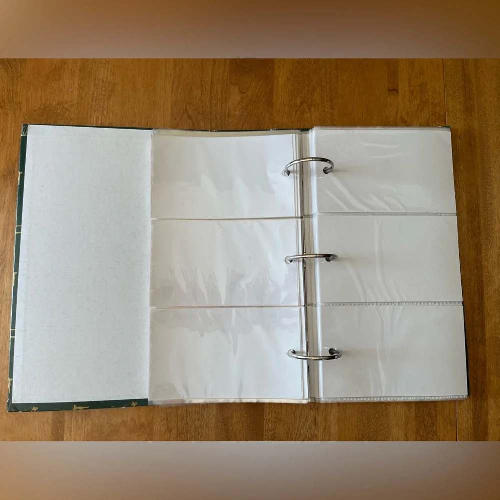 Green photo Album with Deer Pattern